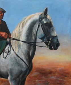 Cheval gris